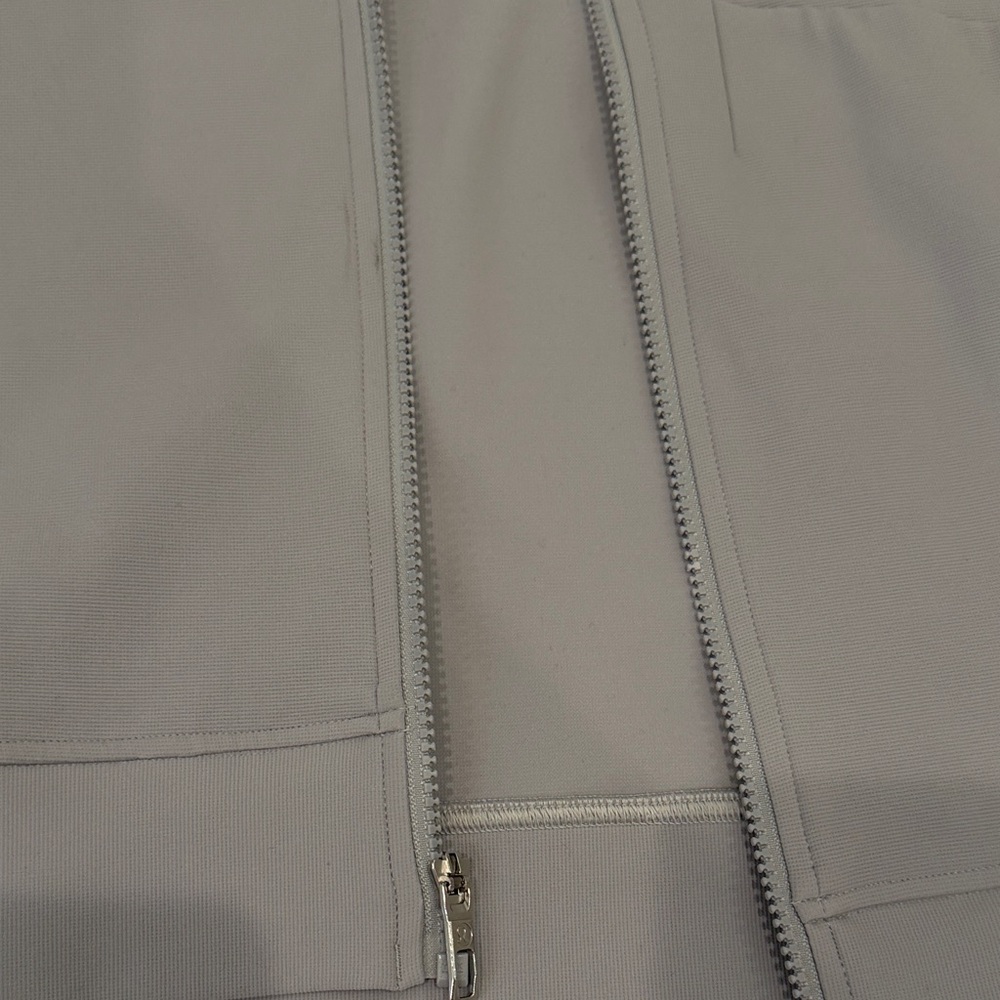 lululemon athletica Light Gray Full-Zip Jacket - Picture 5 of 7